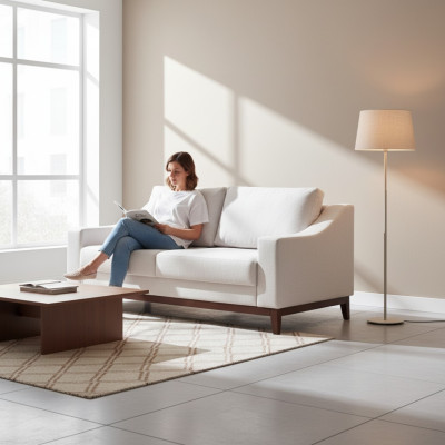 Divano design Divano Divano 2 posti Divano Moderno Arredamento di lusso Imbottito Due posti