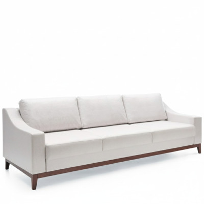 Divano letto moderno a tre posti in stile moderno. Sofà a 3 posti, divano letto nuovo.