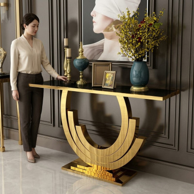Tavolo consolle in legno di design Tavolo buffet Tavolo console Tavoli consolle di lusso