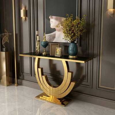 Tavolo consolle in legno di design Tavolo buffet Tavolo console Tavoli consolle di lusso