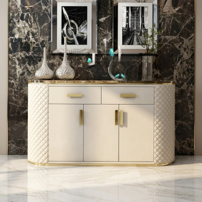 Luxus credenza mobile armadio credenze 3 ante con 2 cassetti