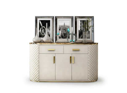 Luxus credenza mobile armadio credenze 3 ante con 2 cassetti