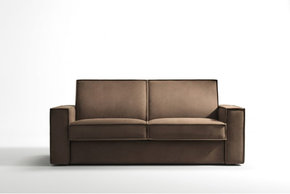 Divano letto divano 2 posti in tessuto soggiorno mobile italiano nuovo.