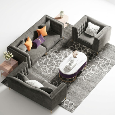 Divano componibile 3+2+1 posti relax Design divano divani