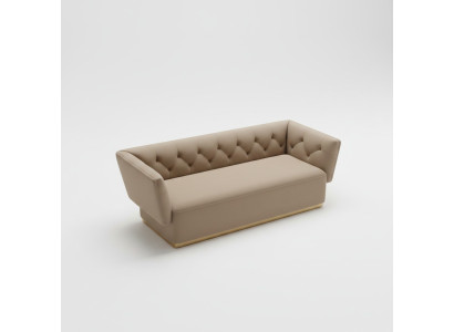 Soggiorno Relax Sedersi Design Divano Lounge Tessile Divano 3 Posti