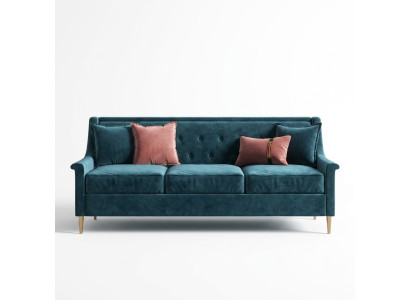 Tessuto Divano a 3 posti Relax Design Lounge in Velluto 3 posti.