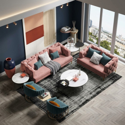 Tre posti relax design divano divano lounge tessuto sofa 3 posti velluto sofa