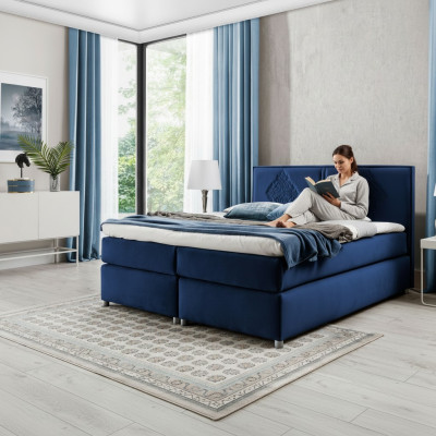 Letto boxspring Camera da letto Letti Imbottitura Design Matrimoniale Hotel Di lusso 200x200 Nuovo