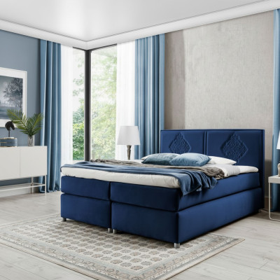 Letto boxspring Camera da letto Letti Imbottitura Design Matrimoniale Hotel Di lusso 200x200 Nuovo