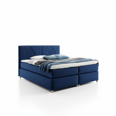 Letto boxspring Camera da letto Letti Imbottitura Design Matrimoniale Hotel Di lusso 200x200 Nuovo