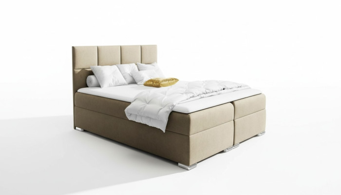 Letto Boxspring Camera da letto Imbottito Design Doppio Hotel Moderno Letto Contenitore