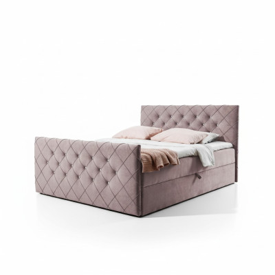 Chesterfield boxspring letto camera da letto design doppio hotel letto contenitore nuovo