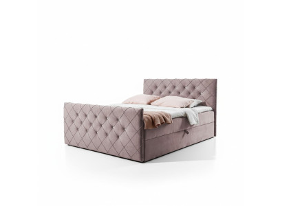 Chesterfield boxspring letto camera da letto design doppio hotel letto contenitore nuovo