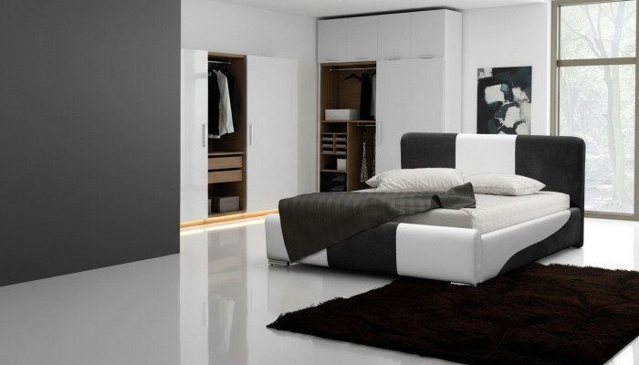 Letto Struttura letto Design della camera da letto Matrimoniale Albergo Moderno Tessuto 160x200 Letti Nuovi