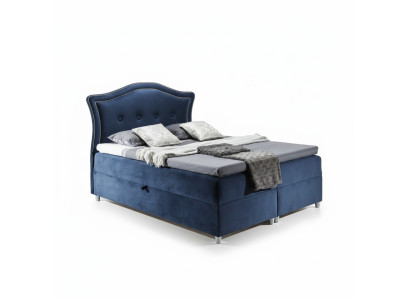 Letto a molle in tessuto con design doppio hotel moderno camera da letto letto letti