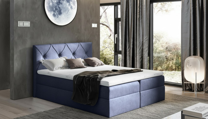 Moderno letto camera da letto letti 200x200 letto a molle tessuto design doppio
