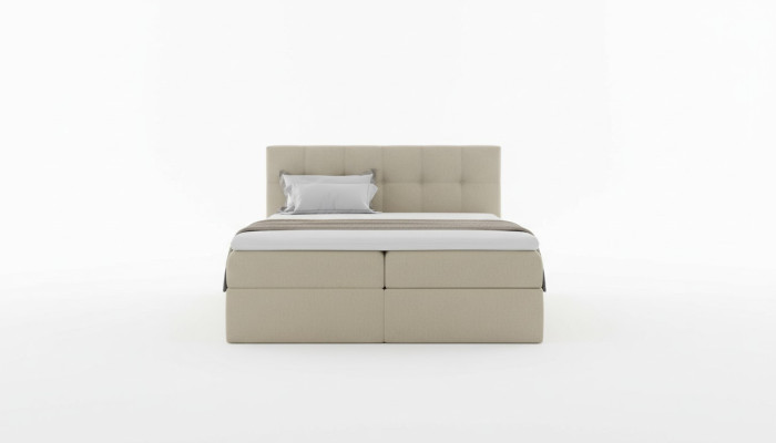 Letto Boxspring in tessuto Design doppio camera da letto per hotel moderno letto letti