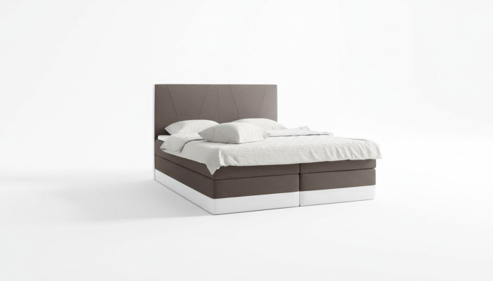 Doppio hotel moderno camera da letto con letto matrimoniale 160x200 design boxspring nuovo