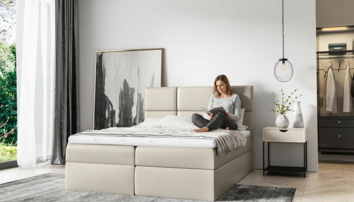 Letto imbottito letto a molle 160x200 design matrimoniale moderno letto hotel mobili.