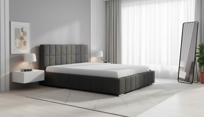 Design del telaio letto Matrimoniale Moderno Hotel Camera da Letto Letti Letto Letti con Testiera Nuovo