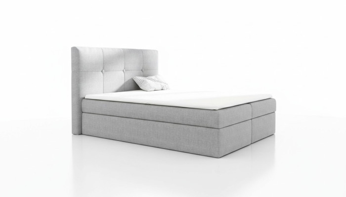 Letto con cassettone design doppio moderno da hotel per la camera da letto, 160 cm.