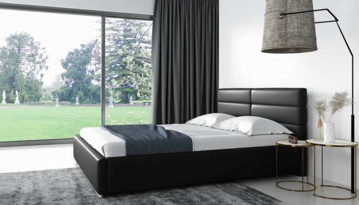 Cornice del letto in legno Design doppio Moderno letto da hotel Camera da letto Letti Letto imbottito