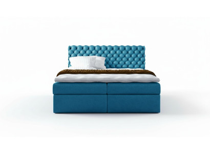 Chesterfield letto a molle, letto matrimoniale, letto matrimoniale, letto imbottito, letti 200x200cm