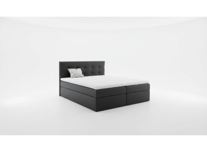 Letto matrimoniale Letti Letto imbottito Letto boxspring Letto matrimoniale Letto con contenitore Nero