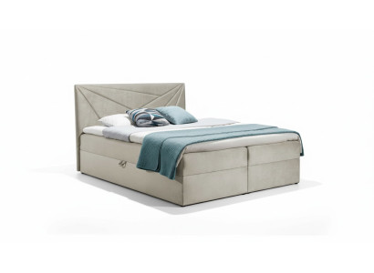 Letto matrimoniale con contenitore letto boxspring Letto matrimoniale Letti Letto imbottito 180cm