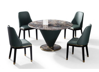 Tavoli a colonne rotondi Design Tavolo in pietra Mobili da sala da pranzo Tavoli da pranzo rotondi Moderni