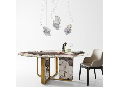 Tavoli da pranzo in pietra Tavoli rotondi Tavolo design Mobili Tavolo rotondo Sala da pranzo Moderno Nuovo