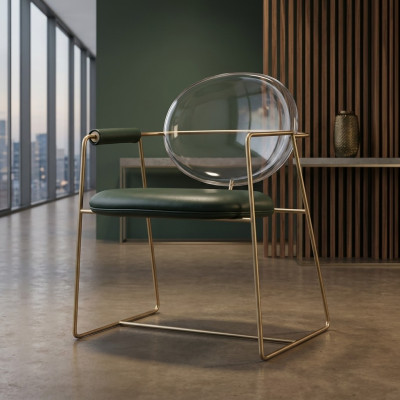 Sedia Poltrona Sedie Design Poltrona Imbottita Mobili da pranzo classici Nuovo