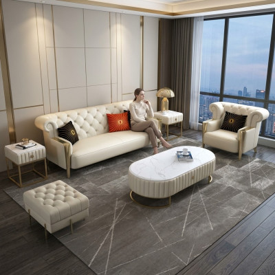 Sofagarnitur 321 posti divano imbottito divano divani Chesterfield