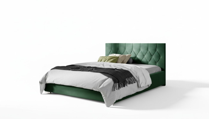 Struttura del letto in tessuto Design doppio moderno Hotel Letto Camera da letto Letti Nuovi