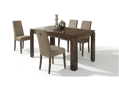 Set di tavolo da pranzo con 4 sedie da cucina nuovo 5 pezzi