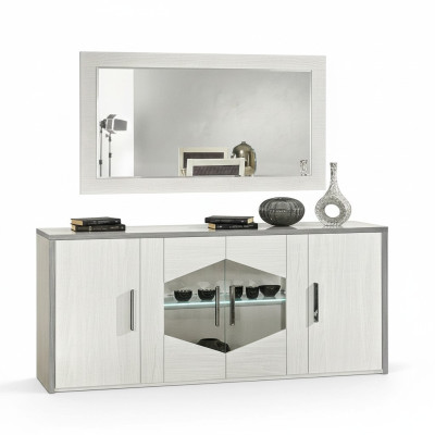 Comò stile comò armadio moderno collezione soggiorno bianco
