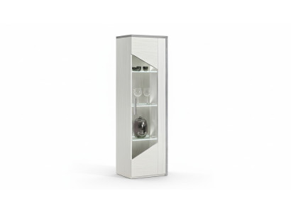 Vetrina 1 porta bianca armadio vetrina soggiorno design nuovo