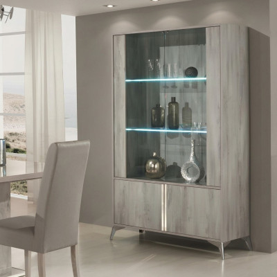 Vetrina 2 porte armadio vetrina soggiorno design mobili in vetro