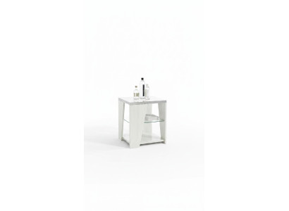 Tavolino da soggiorno in legno design moderno mobili di lusso tavolo quadrato bianco