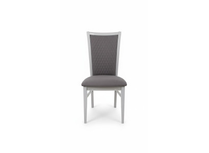 Sedia da pranzo in legno grigio tessuto Sedia reclinabile Relax Design Poltrona Italia