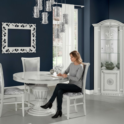 Vetrina angolare Vetrina Credenza Angolo Vetrine Lusso Vetro Armadio Armadietto Legno Design