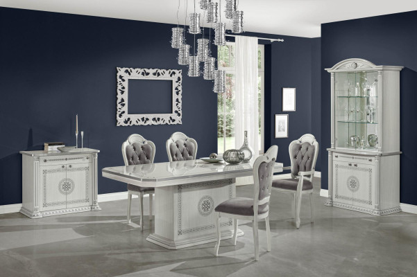Tavolo da pranzo tavolo sala da pranzo tavoli lusso legno bianco design moderno mobili italiani