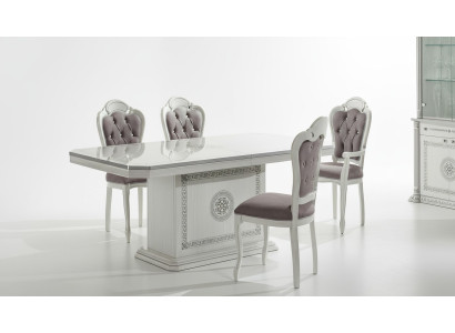 Tavolo da pranzo tavolo sala da pranzo tavoli lusso legno bianco design moderno mobili italiani