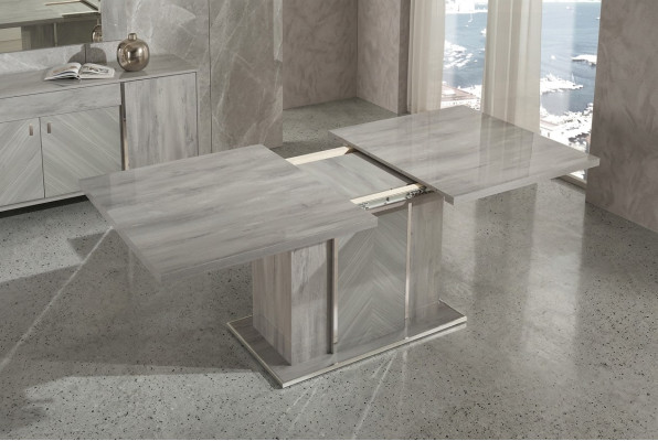 Tavolo da pranzo di lusso Tavolo allungabile in legno Design moderno per sala da pranzo Italia