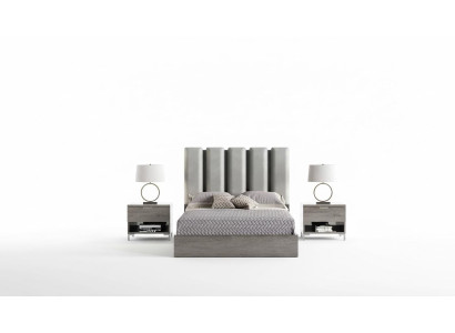 Letto di lusso Hotel Letti Letto imbottito Letto matrimoniale Struttura del letto Design di lusso 180x200cm
