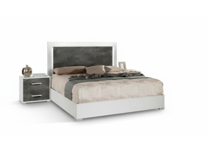 Letto da camera con comodini design lusso doppio hotel 3 pezzi
