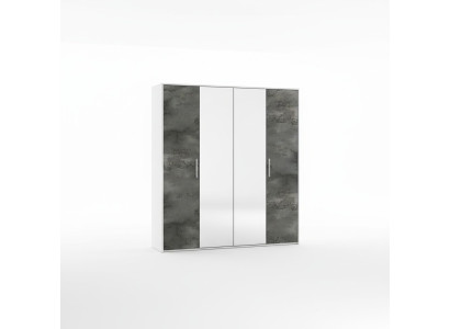 Armadio 4 porte guardaroba moderno armadi legno camera da letto nuovo