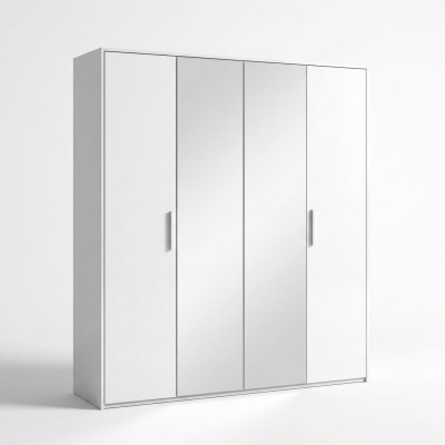 Armadio di lusso a 4 porte guardaroba moderno mobili in legno design