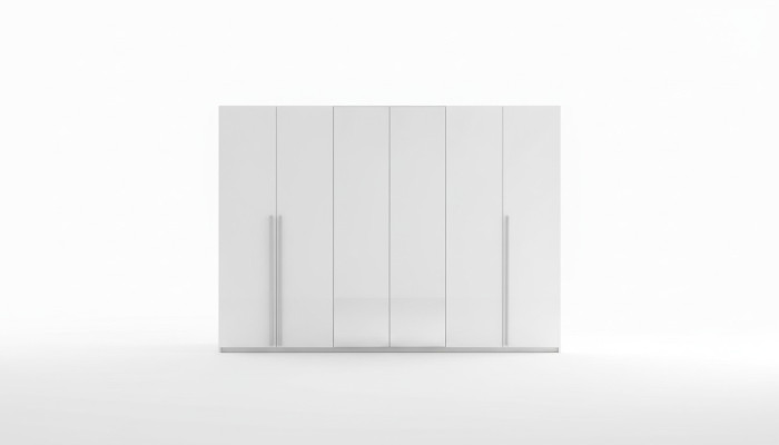 Armadio 6 porte guardaroba moderno armadi legno design Italia nuovo
