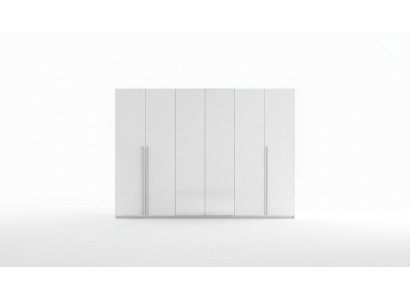 Armadio 6 porte guardaroba moderno armadi legno design Italia nuovo